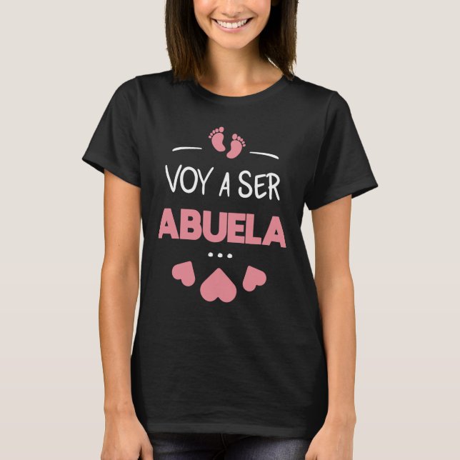 Camiseta Voy a ser abuela (Frente)