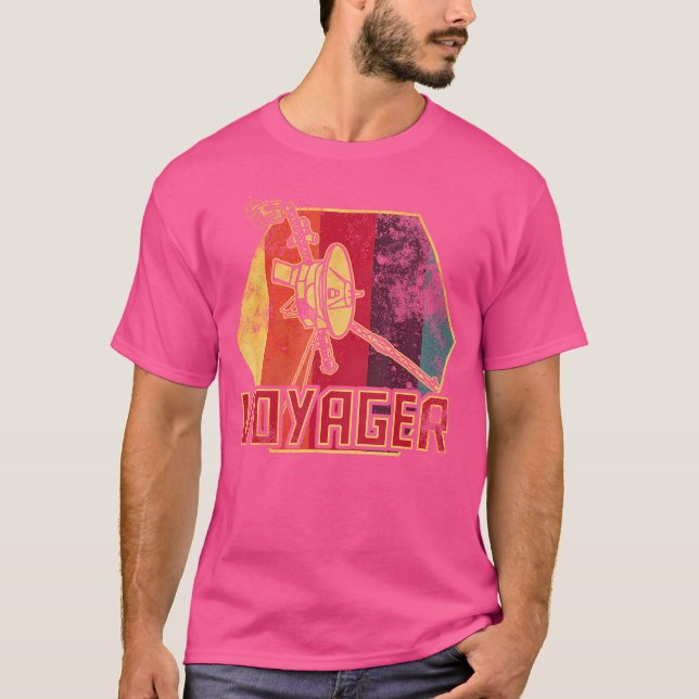 Camiseta Voyager 1 2 Espacial Probe Sistema Solar A (Frente)