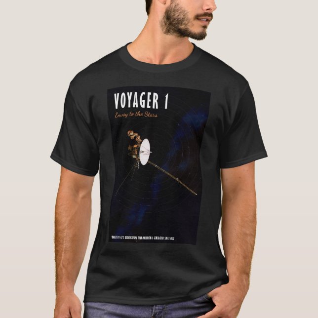 Camiseta Voyager 1 - Enviado às Estrelas (Frente)