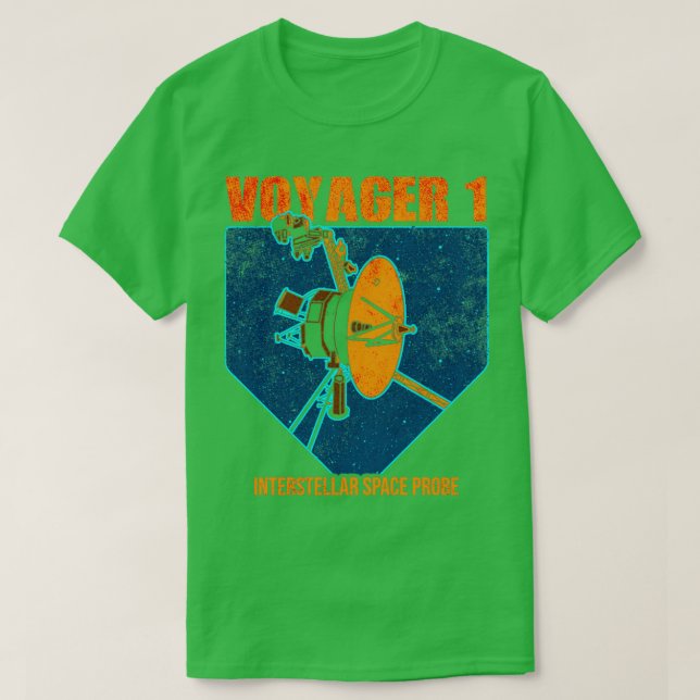 Camiseta Voyager 1 Sonda Espacial Interestelar (Frente do Design)