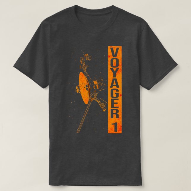 Camiseta Voyager 1 Sonda Espacial Interestelar14 (Frente do Design)