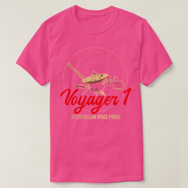 Camiseta Voyager 1 Sonda Espacial Interestelar 12 (Frente do Design)