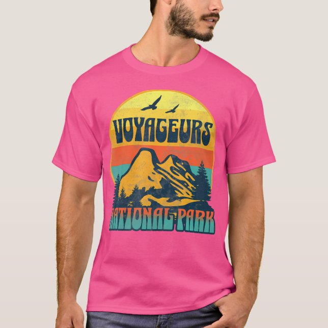 Camiseta Voyageurs National Park Minnesota Nature Hiking Ou (Frente)