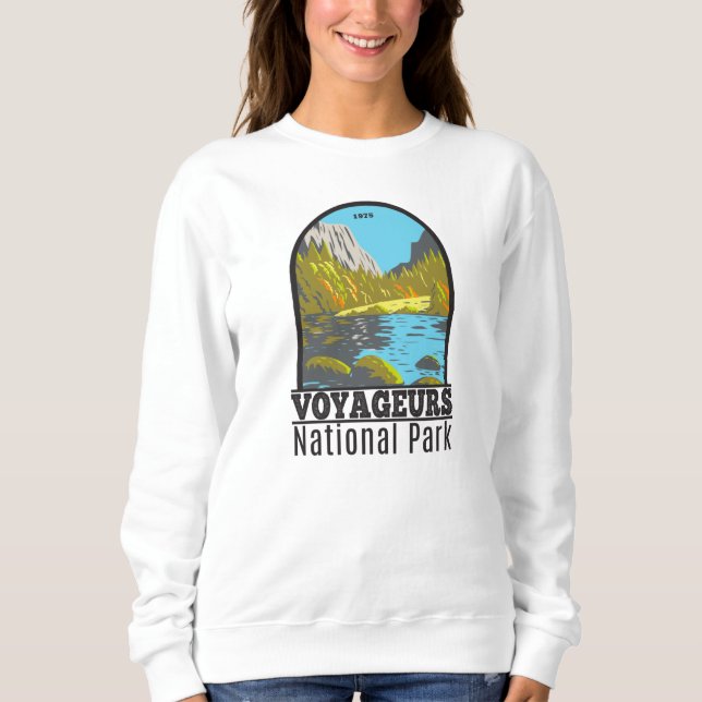 Camiseta Voyageurs National Park Minnesota Vintage (Frente)