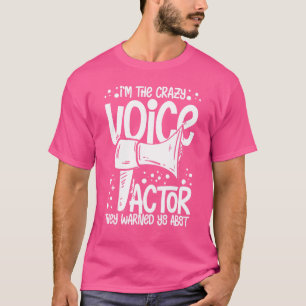 Camiseta Voz Ator de Voz sobre Voz de Talento Atuante de At