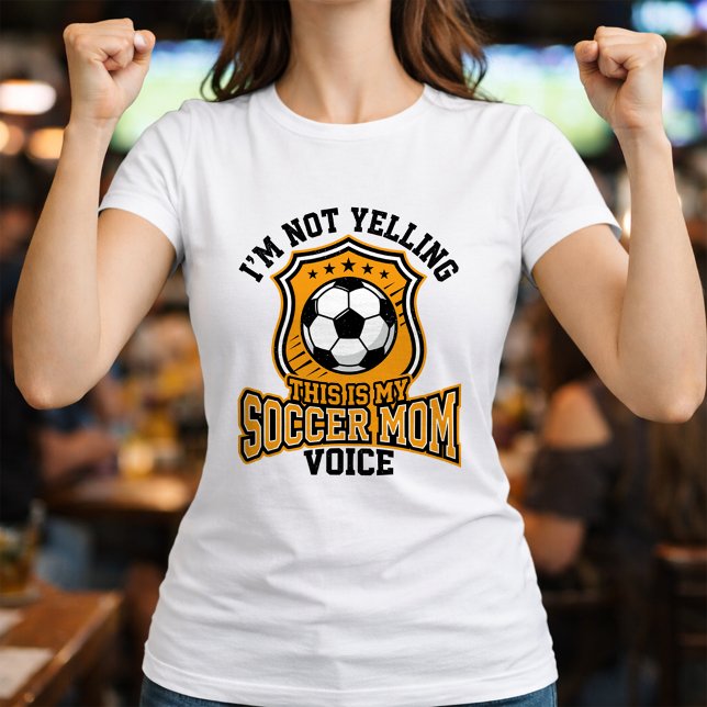 Camiseta Voz da Mãe de Futebol Clube Apoiadora de Cotações (Criador carregado)