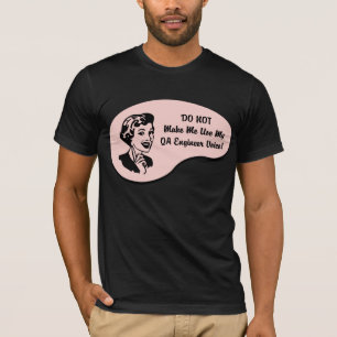 Camiseta Voz do engenheiro do QA