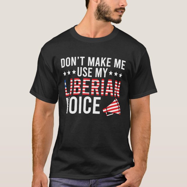 Camiseta Voz Liberiana - Raízes Liberianas (Frente)