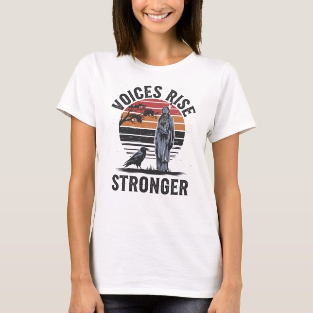 Camiseta Vozes Aumentam Orgulho Nativo (Frente)