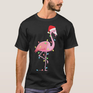 Camiseta Vozes de Natal Flamingo Lover Engraçado Xmas
