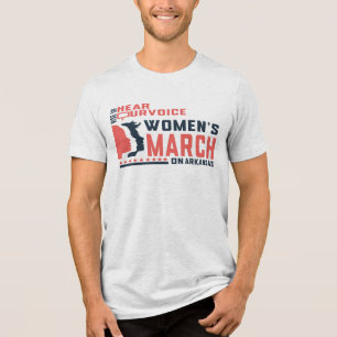 Camiseta Vozes do Merchandise de Power Arkansas em março de