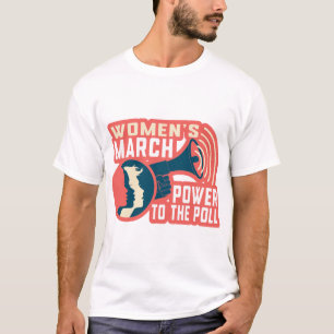 Camiseta "Vozes Feministas: Loja de Marcha das Mulheres"