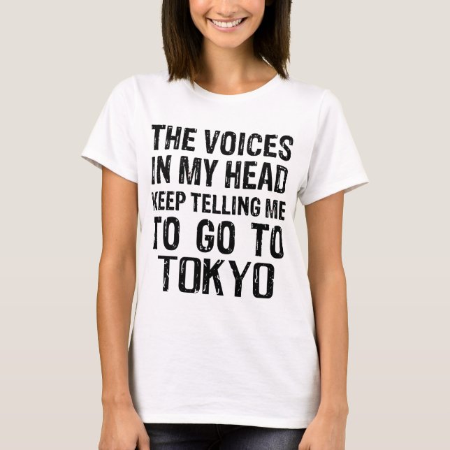 Camiseta Vozes Na Minha Cabeça De Tóquio (Frente)
