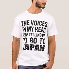 Camiseta Vozes Na Minha Cabeça Japão