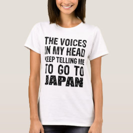 Camiseta Vozes Na Minha Cabeça Japão