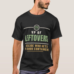Camiseta VP de Sobras Humor de Papel Familiar no Dia de Açã