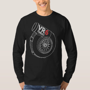 Camiseta Vr6 Turbo Engine 6 Ajuste De Cilindro Mk1 Mk2 Mk3
