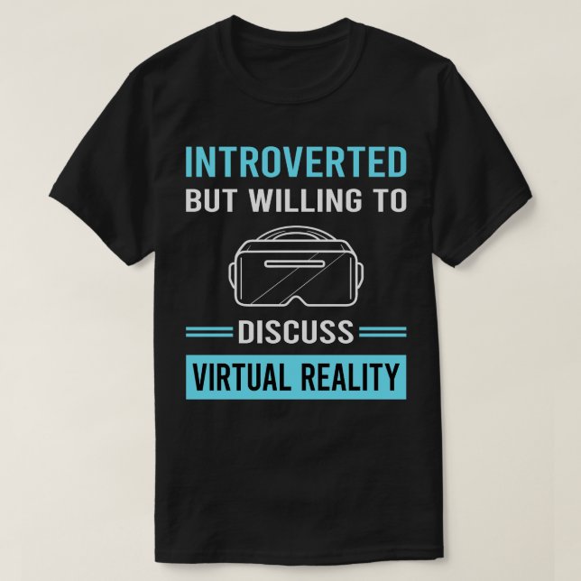 Camiseta VR de Realidade Virtual Introduzida (Frente do Design)