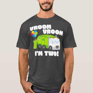 Camiseta Vroom Vroom 2 anos Aniversário de 2 anos