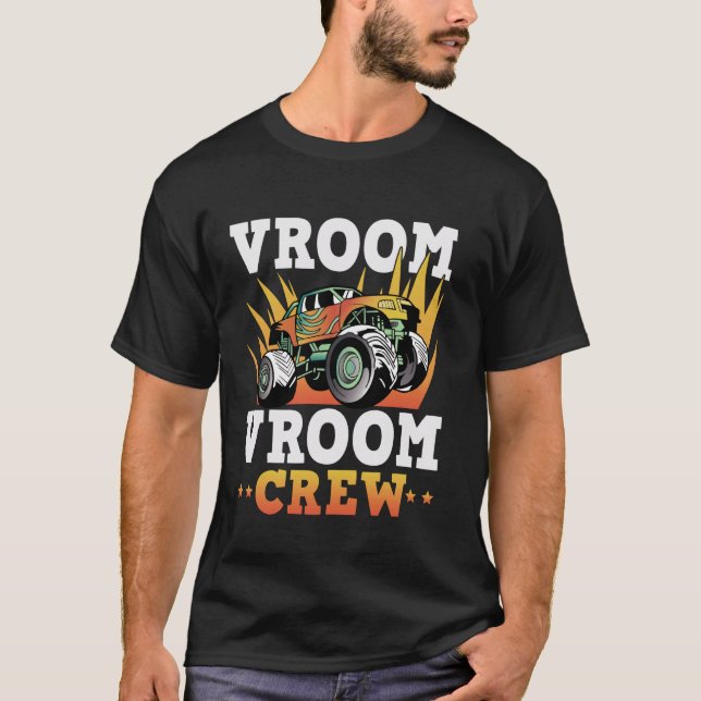 Camiseta Vroom Vroom Triw Monstercaminhão Aniversário (Frente)