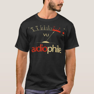 Camiseta VU Meter HiFi Vintage Audiophile Estéreo 