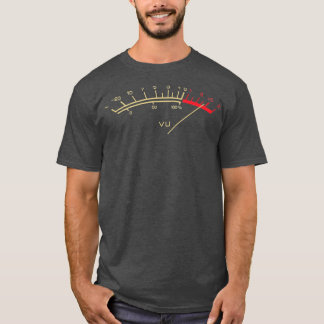 Camiseta VU Meter HiFi Vintage Stereo Music Lover