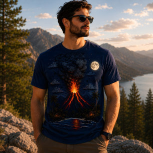 Camiseta Vulcão ao Luar