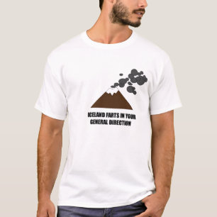 Camiseta Vulcão de Islândia
