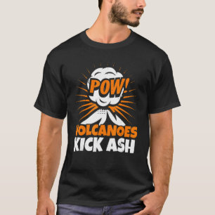 Camiseta Vulcões Chuvam vulto Geológico de Ash Vulcão