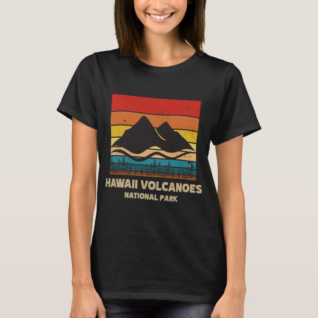 Camiseta Vulcões Hawaii No Parque Nacional (Frente)