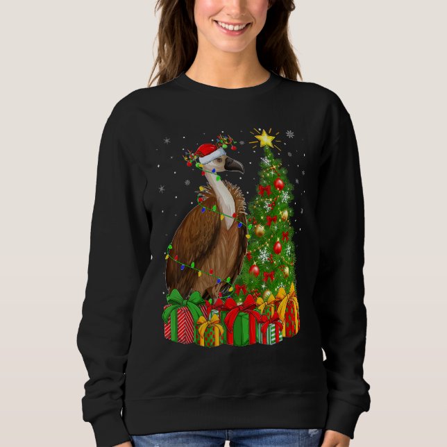 Camiseta Vulture Bird   Xmas Holiday Santa Vulture Christma (Frente)