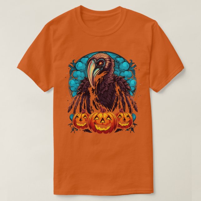 Camiseta Vulture Halloween (Frente do Design)