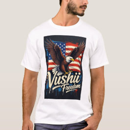 Camiseta Vushii Eagle Freedom Graphic