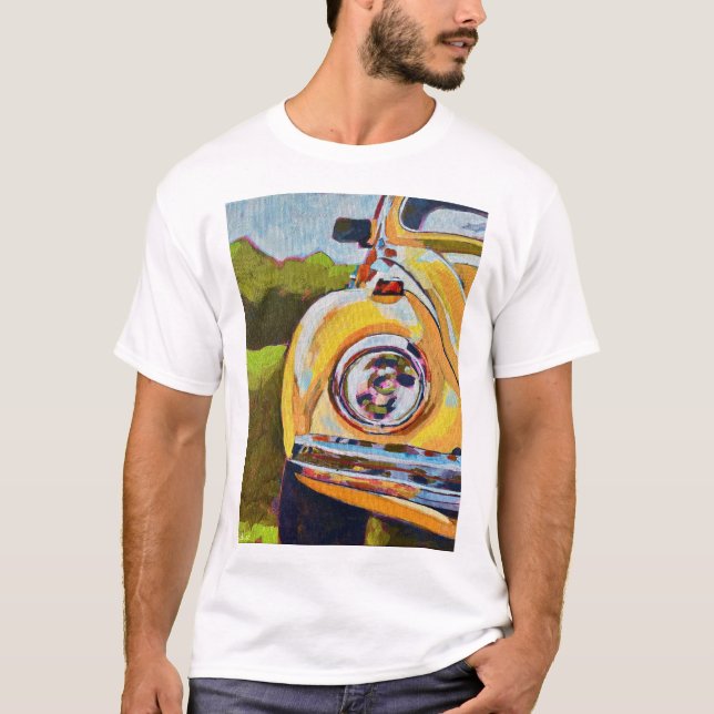 Camiseta VW Bug Painting - Gift for VW Bug Lovers (Frente)