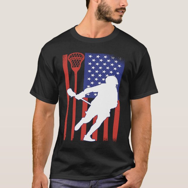 Camiseta VXL Lacrosse Stick Intercrosse Team Sport American (Frente)