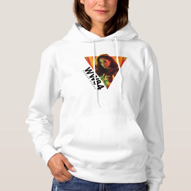 Camiseta W84 | Mulher Maravilha Vermelha Laranja Caleidoscó (Frente)