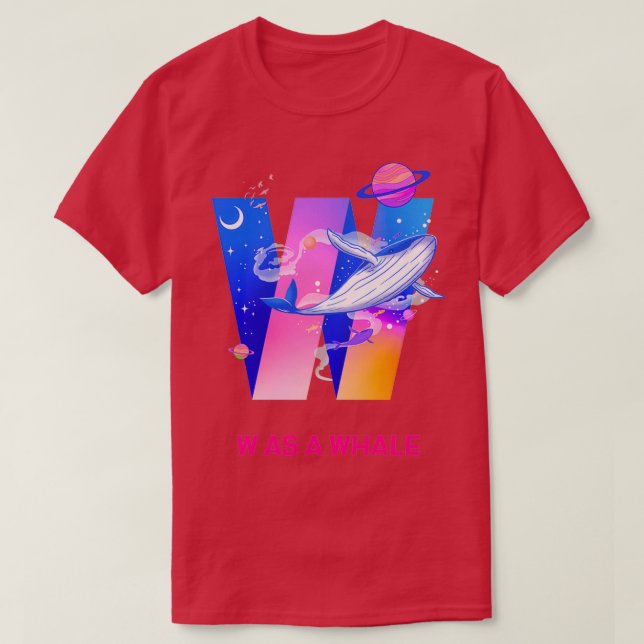 CAMISETA W COMO UMA BALEIA (Frente do Design)