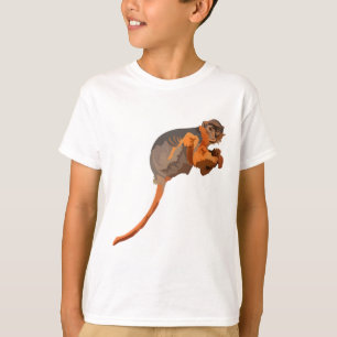 Camiseta W é para o Colobo Vermelho Ocidental