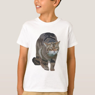 Camiseta W é para o gato selvagem