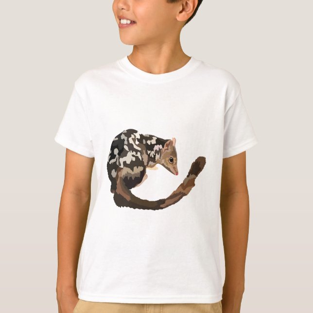 Camiseta W é para o Western Quoll (Frente)