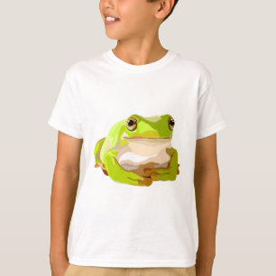 Camiseta W é para Sapo de Árvore Branca