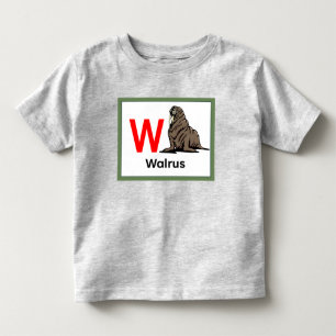 Camiseta W é para Walrus