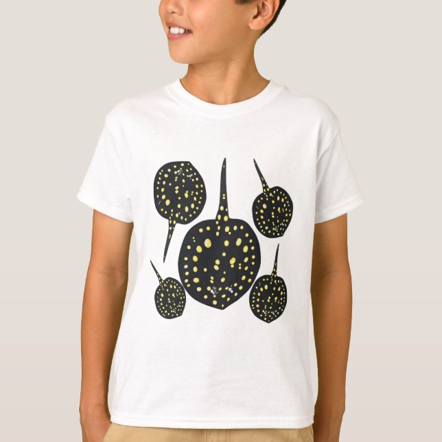 Camiseta W é para White Spotting Stingray (Frente)