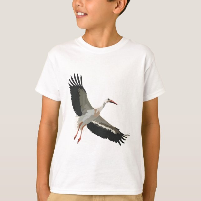 Camiseta W é para White Stork (Frente)