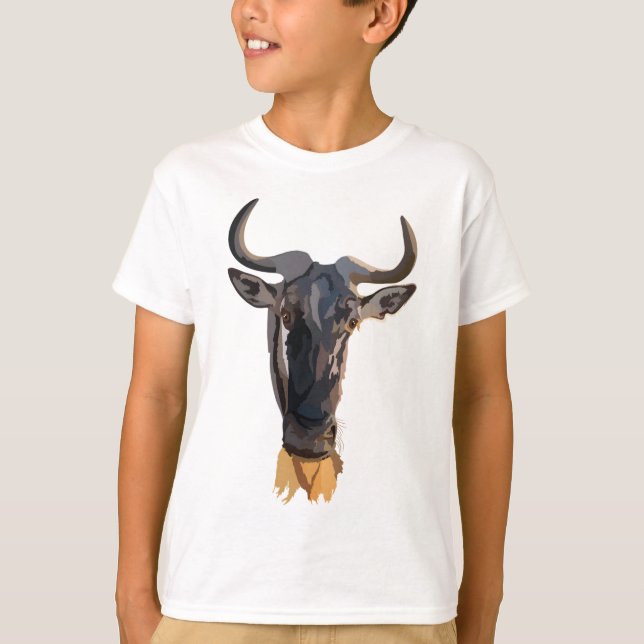 Camiseta W é para Wildebeest (Frente)