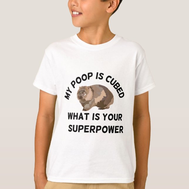 Camiseta W é para Wombat (Frente)