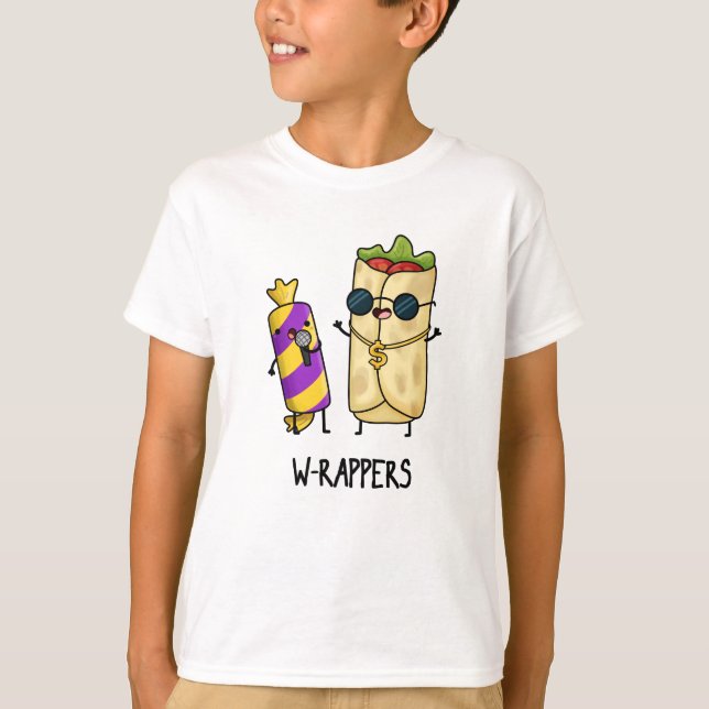 Camiseta W-rappers Funny Comida Pun (Frente)