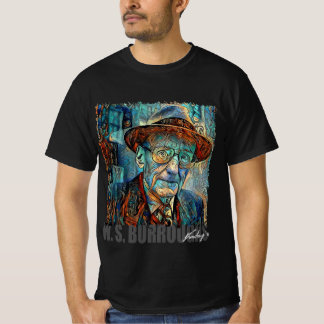 Camiseta W. S. BURROUGHS - retrato NFT por Marco Aureggi