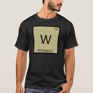 Camiseta W - Tabela Periódica Química de Vegetais de Trigo