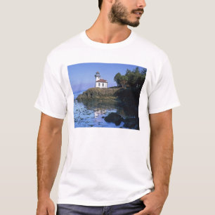 Camiseta WA, Ilha de San Juan, farol de Lime Kiln